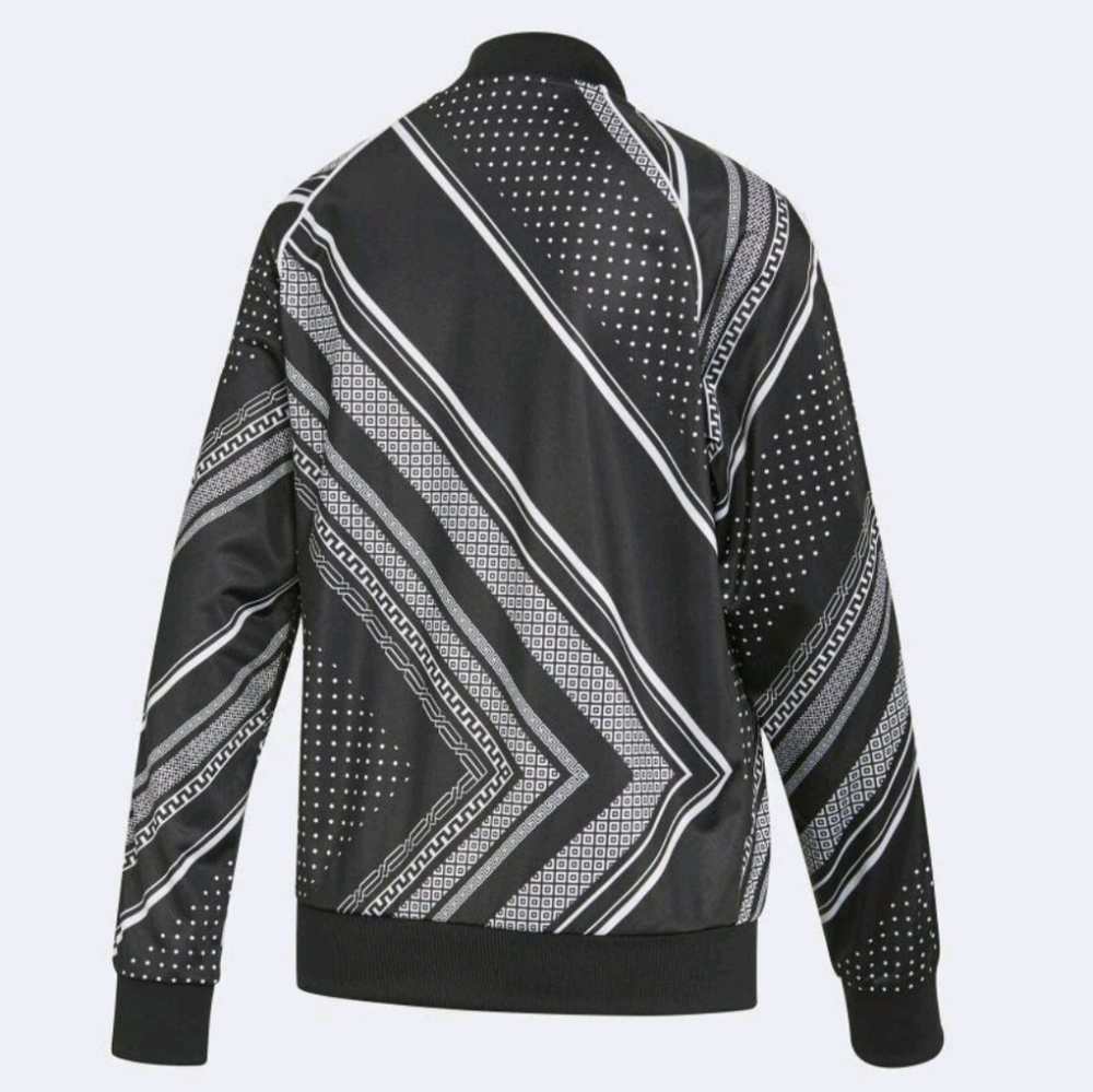 Adidas Originals Sst Tracksuit (Jacket + Pants) Bandana Print Sz UK12 (US S-M) - Picture 5 of 12